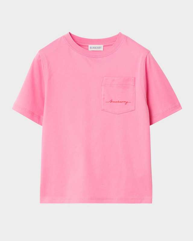Girl's Cedar Logo Script T-Shirt, Size 3-1